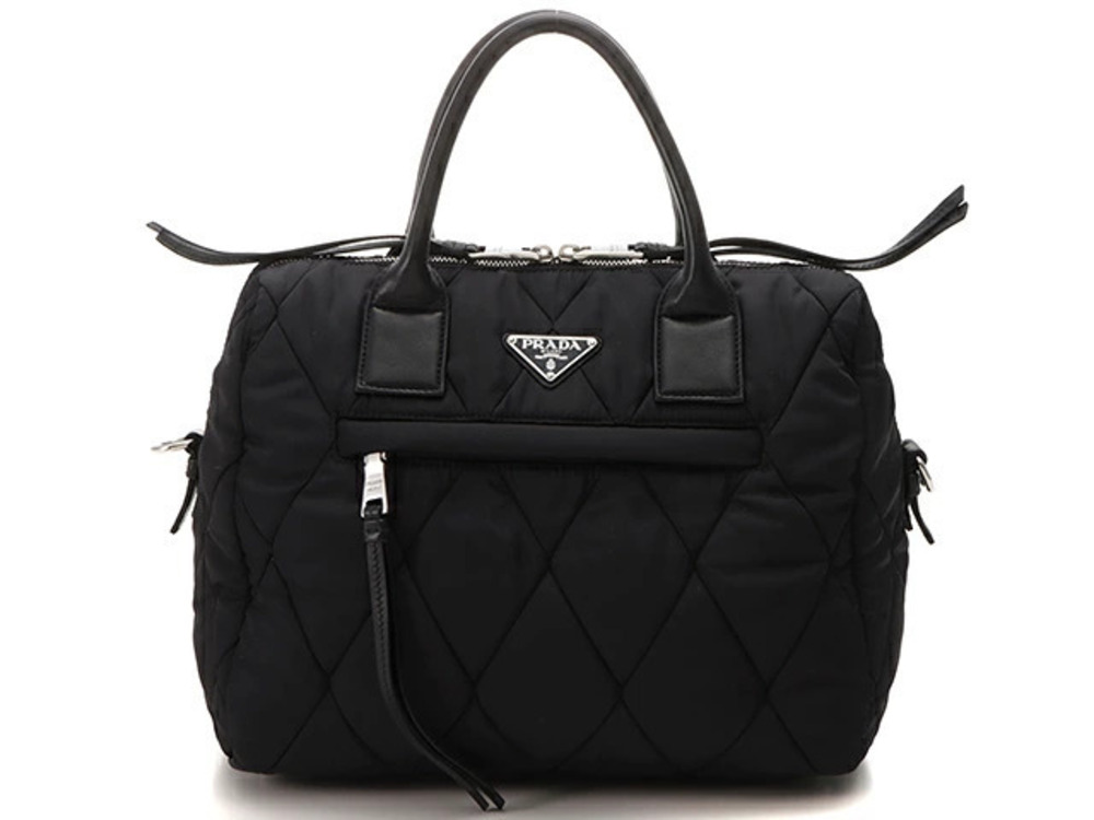 Prada Tessuto Shoulder Bag black